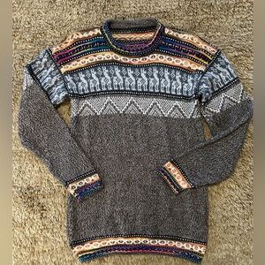 Soft boho sweater Mexico sz S/XS nwot